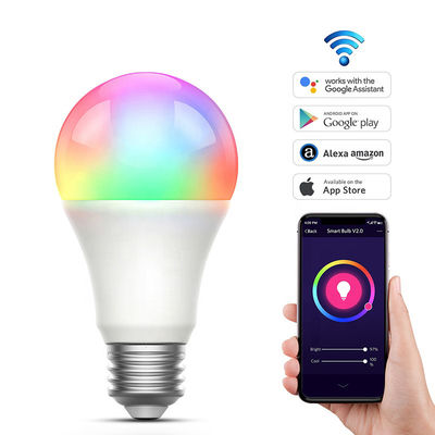Home Stepless Dimmable Voice Wifi Smart Light Bulb 80ra
