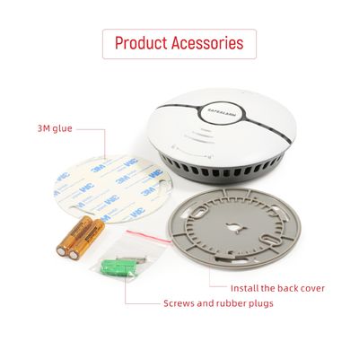 Tuya App Control Photoelectric Optical WIFI Smart Smoke Detector For Home Security