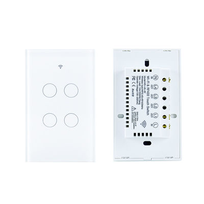 1/2/3/4/6/8 Gang Light Smart Wifi Wall Switch RF433 need Neutral Wire Tuya App Control Works with Alexa