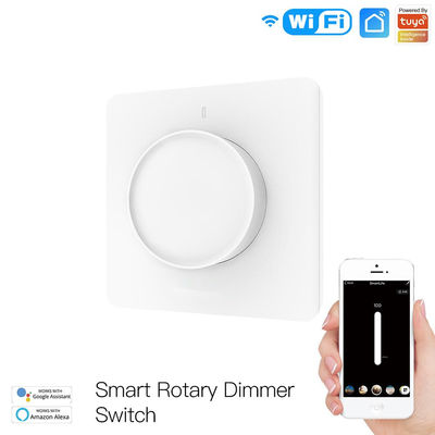 Hotel Room Light Dimmer Smart Wifi Wall Switch Tuya Zigbee Rotary Dimmer Switch 300W