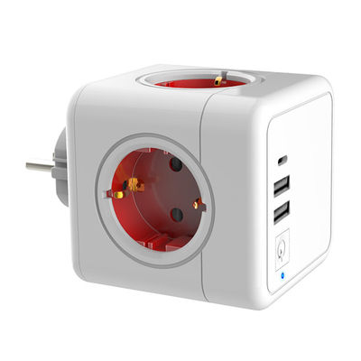 USB+Type-C European Travel Smart Wifi Socket Plug 240 Volt Cube Power Outlet
