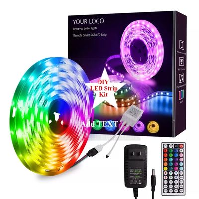 RGB 5m 10 Meter LED Strip Lights With Remote 5050 1800lm IR 44 Keys