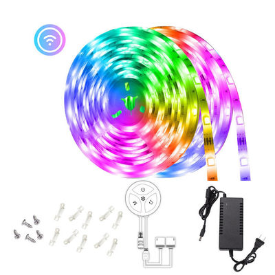 32.8ft RGB Smart LED Light Strip Music Sync Color Changing LED Strip Lights 7.2W/M