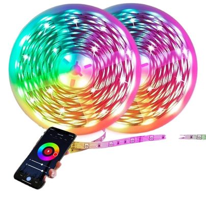 30W 16 Million Colors Wifi Rgb LED Strip Light 16.4ft With App Control