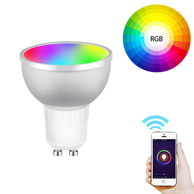 Alexa &amp; Google Assistant Wifi Smart Light Bulb Gu10 RGB Multicolor