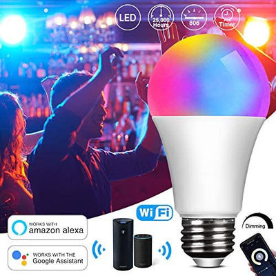 RGB 5w 7w 9w 12w Remote E26 Smart LED Bulb Smart Home Automation Tuya App