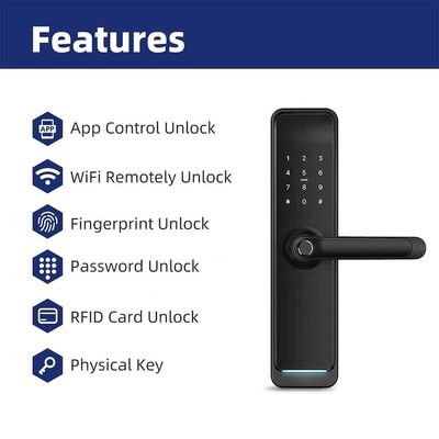 Safe Password FPC Fingerprint Smart Digital Keypad Door Lock IP65