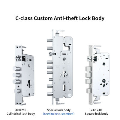 Biometric Smart Wifi Door Lock With Handle Keyless Entry Door Lock With Fingerprint