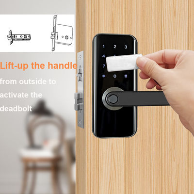 Home Security Fingerprint Smart Wifi Door Lock Keyless Entry Door Lock With Keypad IC Card For
