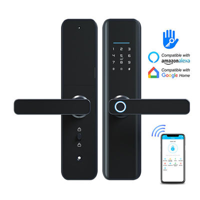 Waterproof Tuya App Electric Smart Wifi Door Lock Biometric Fingerprint