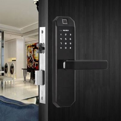 Keyless Entry Smart Wifi Door Lock Keypad APP Control IC Card Wifi Connected Door Lock