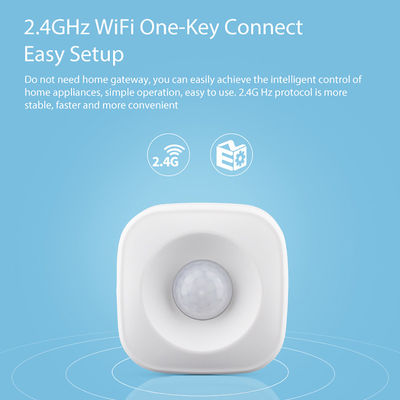 WiFi Wireless Security Alarm Smart Motion Sensor Free Notification Tuya APP Control PIR Motion Detector