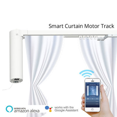 Retro Remote Control Alexa Smart Curtain Motor With DIY Tracks Smart Home Curtain Opener