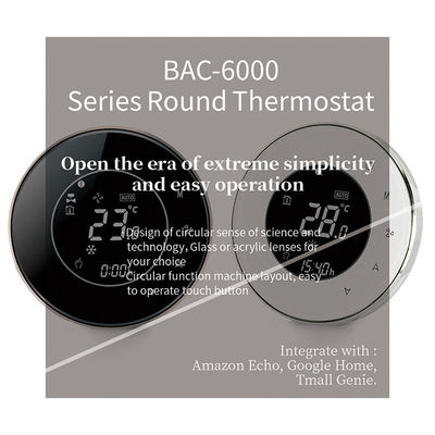 Intelligent Voice Control Programmable Smart Thermostat Alexa Compatible With Alexa Google Home