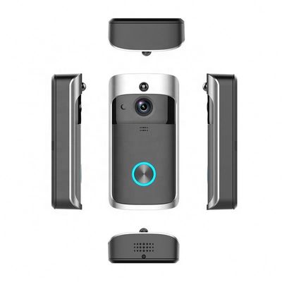 Smart Wireless Wifi Video Doorbell 1080P With Chime For Front Door Motion Detector 2-Way Audio