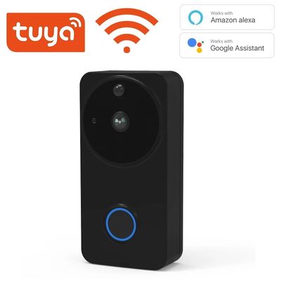 Real Time Night Vision Tuya Smart Life Video Doorbell OLED HD WiFi Security Camera