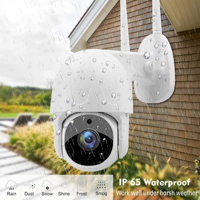 Indoor Plug In Security Smart Security Camera Dome With Alexa 1/3&quot; CMOS