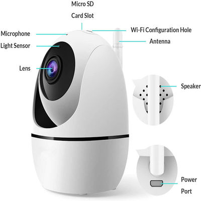 1080p Smart Surveillance Camera For Baby / Pet / Nanny With Motion Detection Wifi Smart Net Camera