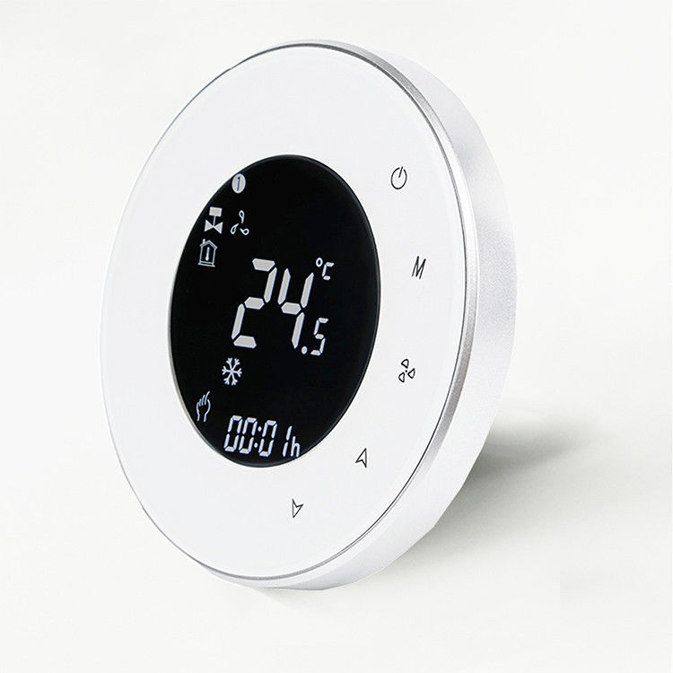 Home Backlight Circular AC Touch Screen Smart Wireless Thermostat Remote Control