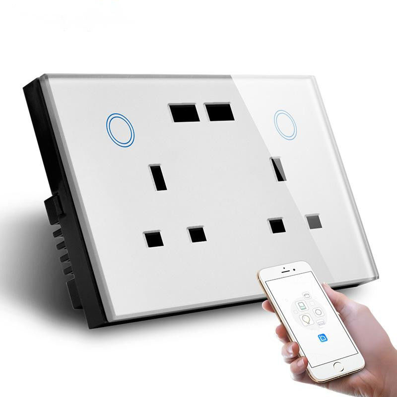 UK Smart WiFi Wall Socket With USB Socket Charger