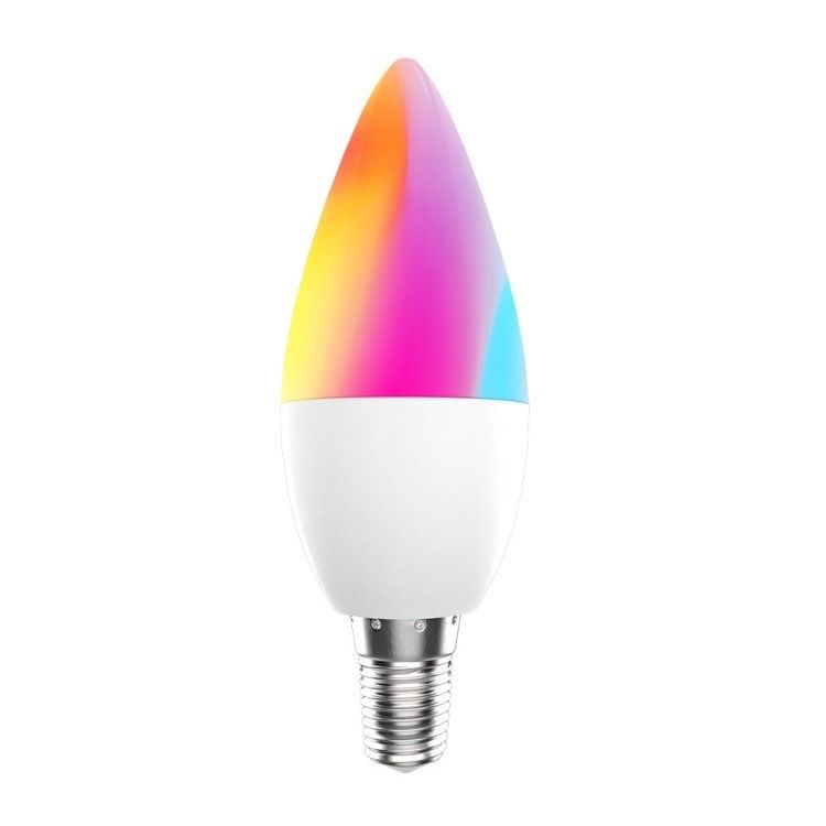 Tuya AC100V 240V Voice Control Light Bulb 4.5W 350LM 2700K-6500K Dimmable Multicolor