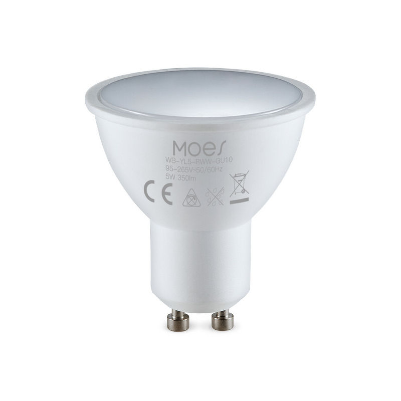 RGBW Wifi Bulb 5W GU10 Smart LED Light Bulbs Works with Alexa Google Home